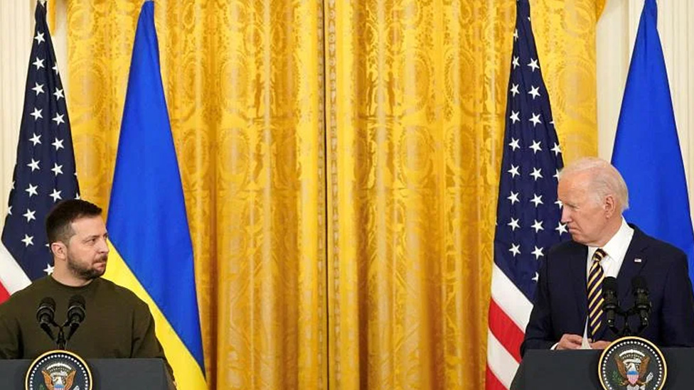 Zelenskyy meets with Biden on his first known wartime trip outside Ukraine
